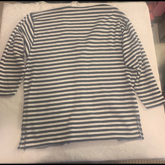 Express striped button down long sleeve cardigan size medium two pockets - Picture 8 of 8